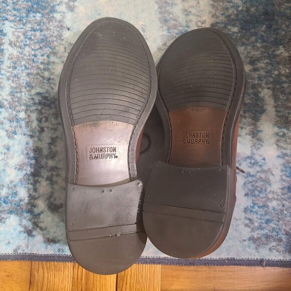 J & M Johnston & Murphy Brown Leather Wingtips Shoes | Size 10 - Picture 4 of 7